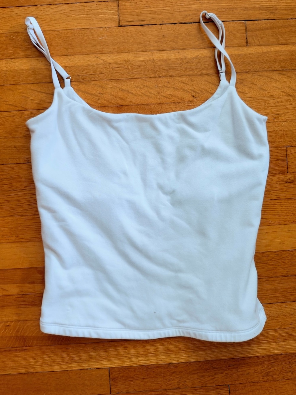 Abercrombie Bra-Free Tank in White - Women’s Medium